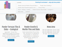 Tablet Screenshot of panderenterprise.com